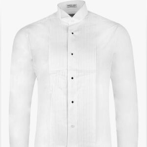 Classix Wing Collar Tuxedo Shirt Size Medium 15.5” Neck 34/35 Sleeve